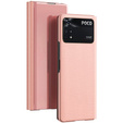 Чoхол до Xiaomi Poco M4 Pro 4G, Clear View, рожевий rose gold
