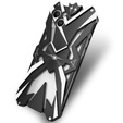 Бронированный чехол для iPhone 15 Plus, Aluminum Alloy, чёрный