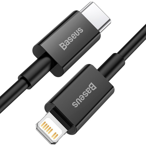 BASEUS Wisdom Kaбель Lightning 1.5M/2.4A (2 sztuki) - White