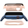2в1 чехол и защитное стекло для часов Apple Watch 7/8/9 45mm, Pink