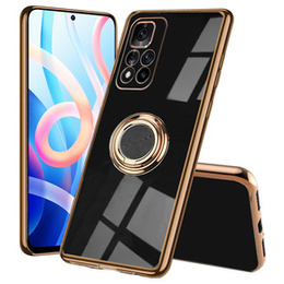 Чехол до Xiaomi Poco M4 Pro 5G / Redmi Note 11S 5G, Electro Ring, чёрный