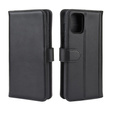 Откидной чехол для Samsung Galaxy A51, Leather Flexi Book, чёрный