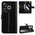 Откидной чехол для Xiaomi Poco F6, Crazy Horse Wallet, чёрный