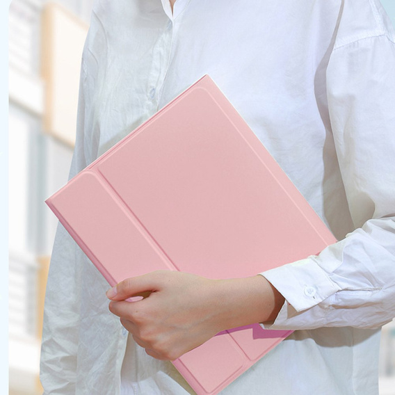Чохол + клавіатура iPad 9.7 2017 / iPad 9.7 2018 / Air / Air 2, рожевий rose gold