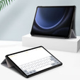 Чехол для Samsung Galaxy Tab S9 FE+ Plus, Smartcase с местом для стилуса, серый