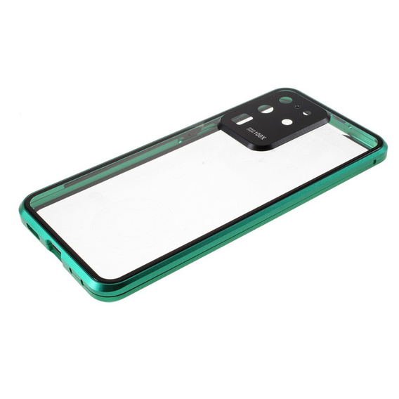 Чохол для Samsung Galaxy S20 Ultra, Magnetic Dual Glass, зелений