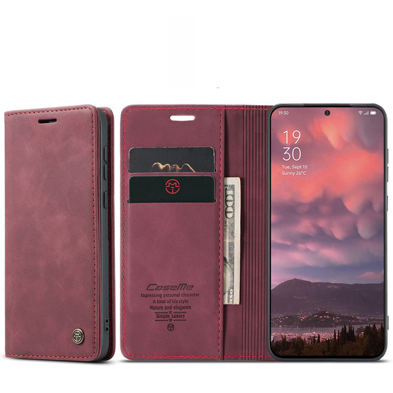 Чехол CASEME с клапаном типа кошелька для OnePlus 15