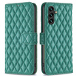 Чохол-книжка для Samsung Galaxy A56, Wallet, BINFEN COLOR, зелений
