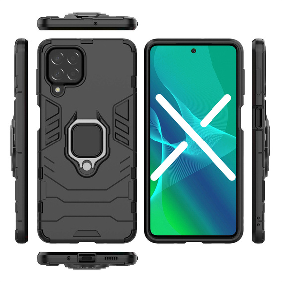 Чехол до Samsung Galaxy M53 5G, Kickstand Ring, чёрный