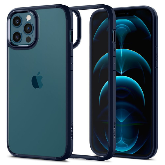 Чoхол Spigen до iPhone 12/12 Pro, Ultra Hybrid, Navy Blue, granatowe