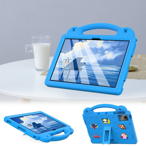 Дитячий чохол для планшета Lenovo Tab M11, Cute Patterns, з підставкою, м'яти