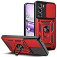 Чехол NOX Camera Slide Realme 14X / Realme C75, CamShield Slide, красный