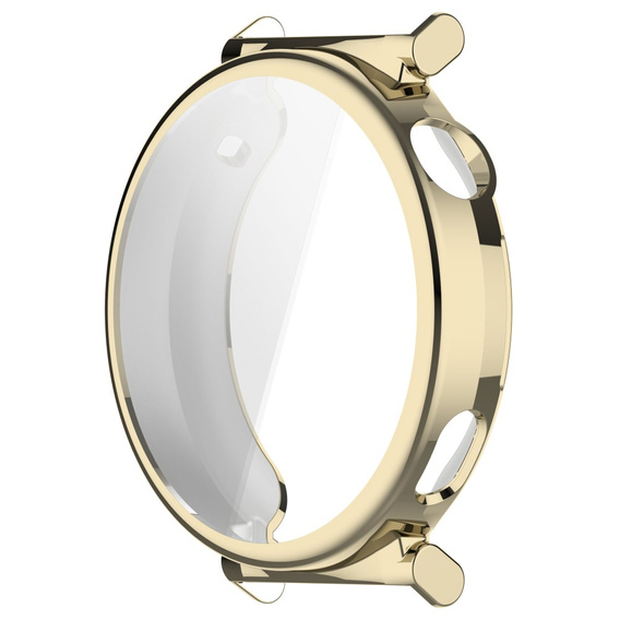 Чехол 2 в 1 с защитой экрана для Huawei Watch GT 5 Pro 42mm, золотой