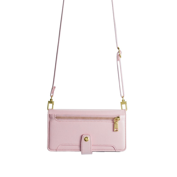 Чохол-книжка для Samsung Galaxy S23, Wallet Zipper Pocket, рожевий