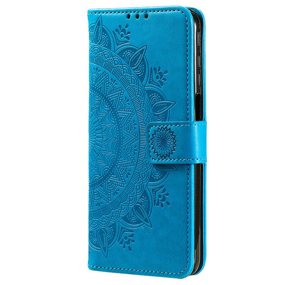 Чехол Wallet до Xiaomi Redmi Note 11/11S, Mandala, Blue