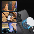 Чохол для Samsung Galaxy S25 FE, для MagSafe, ERBORD Matt Case, чорний