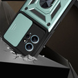 Чехол NOX Camera Slide Xiaomi Redmi Note 12 4G, CamShield Slide, зеленый