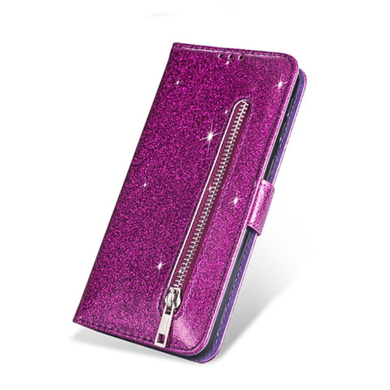 Чохол-книжка для Xiaomi Redmi Note 8 Pro, Wallet Zippered, фіолетовий