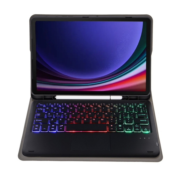 Чохол + клавіатура Samsung Galaxy Tab S9 FE X510 / X516, with touchpad, чорний