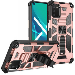 Чoхол до Samsung Galaxy A03s, Armor Kickstand, рожевий rose gold