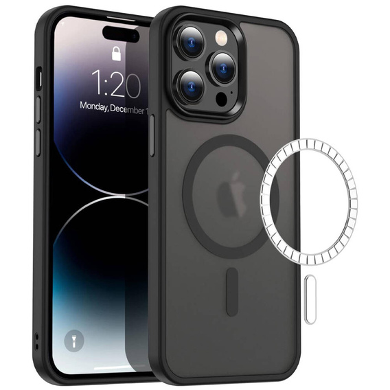 Чохол для iPhone 15 Pro Max, MagColor для MagSafe, чорний