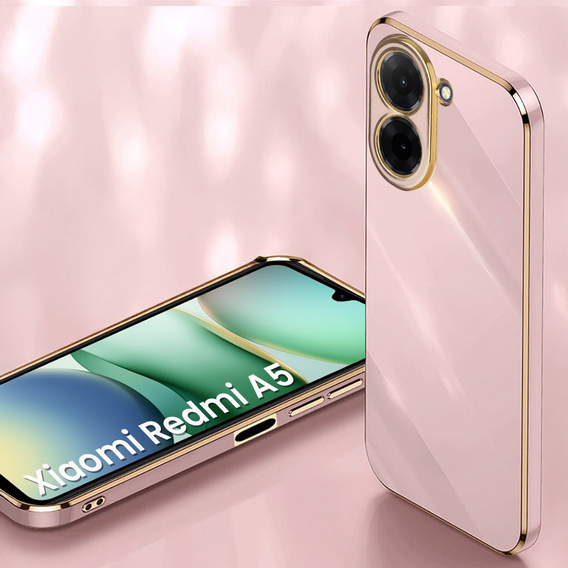 Чехол для Xiaomi Redmi A5, Glamour CamShield, розовый rose gold