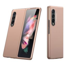 Чехол GKK Hard PC для Samsung Galaxy Z Fold3 5G,  Gold