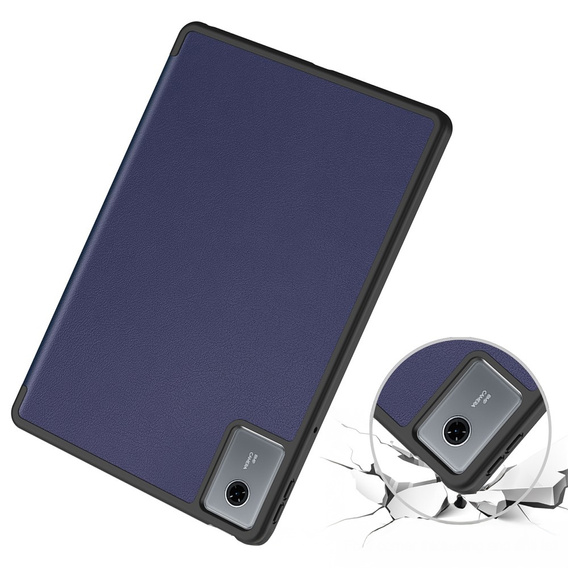Чехол для Lenovo Idea Tab 11" 2025 TB336FU TB336ZU, подставка, Smartcase с держателем стилуса, темно-синий