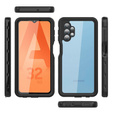 Водонепроникний чохол IP68 для Samsung Galaxy A32 5G, SHELLBOX, чорний
