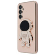 Чoхол до Samsung Galaxy A54 5G, Astronaut, рожевий rose gold