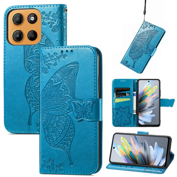 Чохол-книжка для Motorola Moto G15 / Motorola Moto G15 Power, Butterfly, м'яти