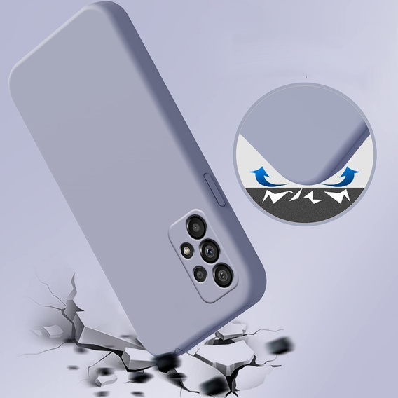 Чoхол до Samsung Galaxy A53 5G, Silicone Lite, лавандовий