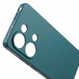 Чехол до Xiaomi Redmi Note 13 Pro 4G / Xiaomi Redmi Note 14S / Xiaomi Poco M6 Pro 4G, Silicone Lite, тёмно-зелёный