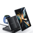 Индуктивное зарядное устройство 3-в-1 для Galaxy Z Fold / Flip / Galaxy Watch / Galaxy Buds, черный