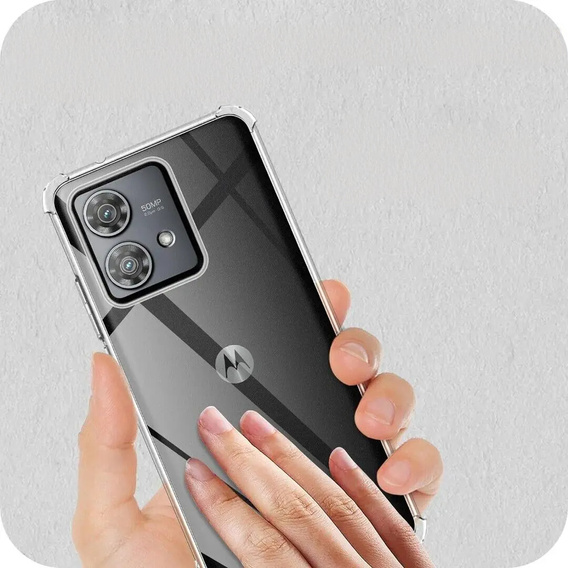 Чехол до Motorola Edge 40 Neo, Dropproof, прозрачный