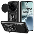 Чехол NOX Camera Slide Realme 14 Pro+ 5G, CamShield Slide, чёрный