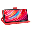 Откидной чехол для Xiaomi Redmi Note 8 Pro, Card Slot, красный
