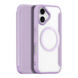 Чехол Dux Ducis для iPhone 17, Skin X Pro, с откидной крышкой, для MagSafe, фиолетовый