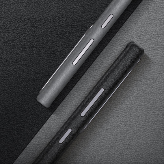 Кожаный чехол для Samsung Galaxy S24 Ultra, кожаный гибрид, черный