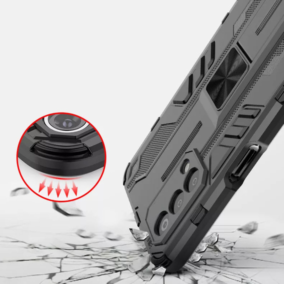 Чoхол до Realme GT Master Edition, Military kickstand, чорний