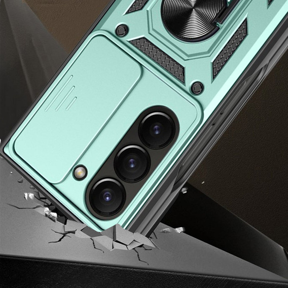 Чехол NOX Camera Slide Samsung Galaxy Z Fold5 5G, CamShield Slide, зеленый