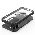 Чoхол до iPhone 13 Pro, ERBORD Hybrid Case, чорний