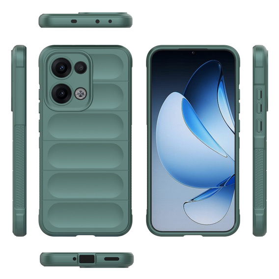 Чехол до Oppo Reno 13, Gaming Shockproof, зелёный