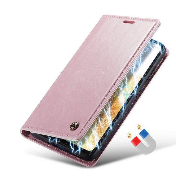 Флип-кейс CASEME для Samsung Galaxy A33 5G, Waxy Textured, розовый