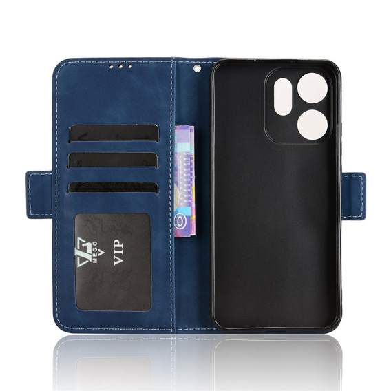 Футляр з клапаном для Oppo Reno 13, Card Slot, чорний