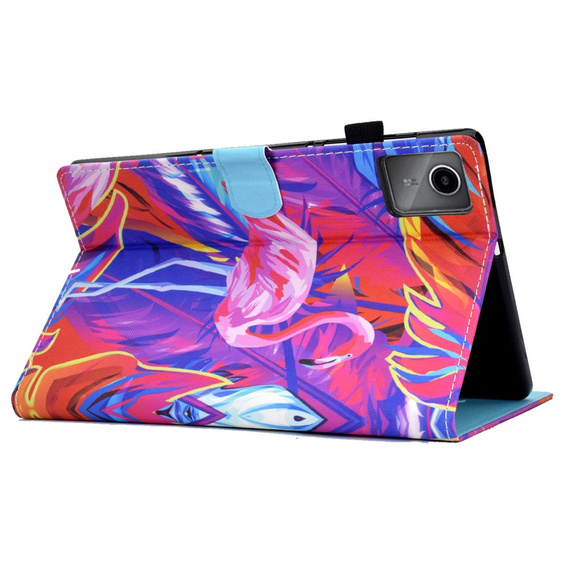 Чехол для Lenovo Tab M11, с откидной крышкой, flamingo