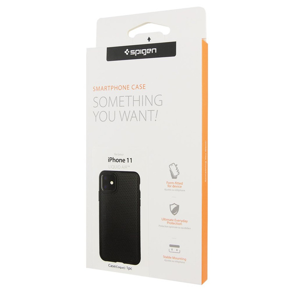 Чoхол Spigen до iPhone 11, Liquid Air, чорний