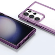 Чехол до Samsung Galaxy S23 Ultra, Fusion Hybrid, прозрачный / фиолетовый