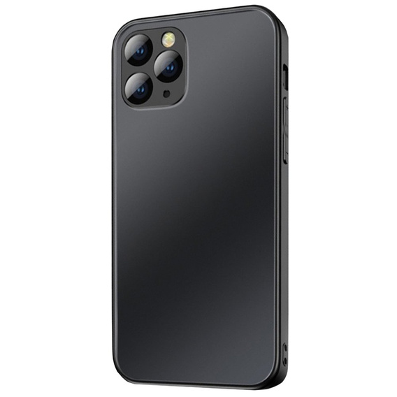 Чохол Matte Glass до iPhone 11 Pro Max, Black
