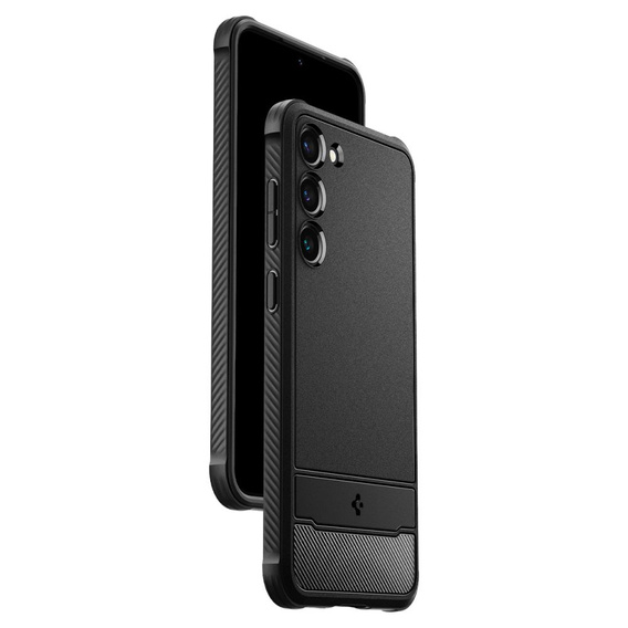 Чoхол Spigen до Samsung Galaxy S23, Rugged Armor, чорний